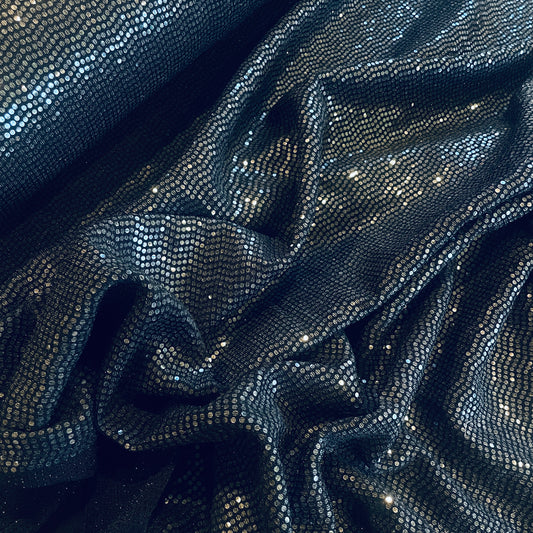 Moonlight night sequin lurex knit