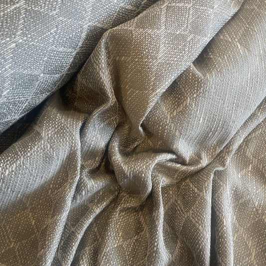 Rough diamond stitched brocade
