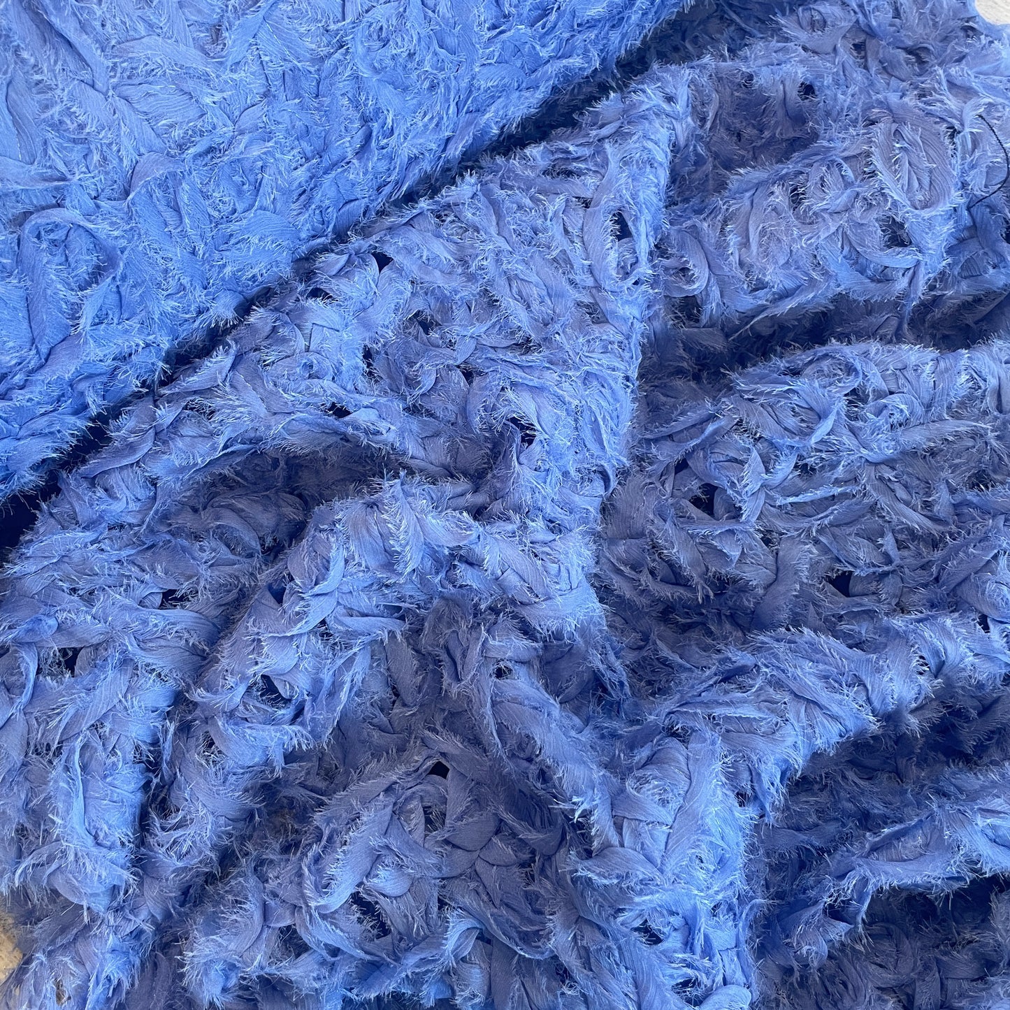Jacaranda 3D Stitched Georgette