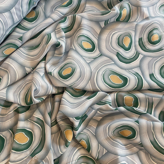 Pucci circles  silk crepe de chine