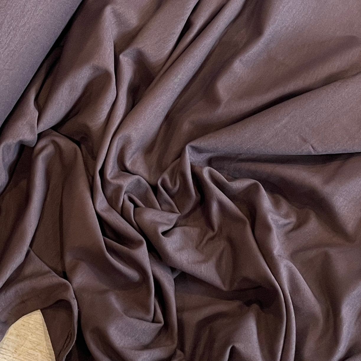 Chocolate viscose knit