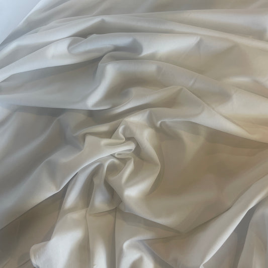 White spandex jersey lining