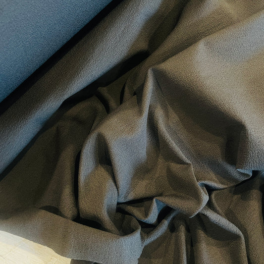Khaki crepe jersey