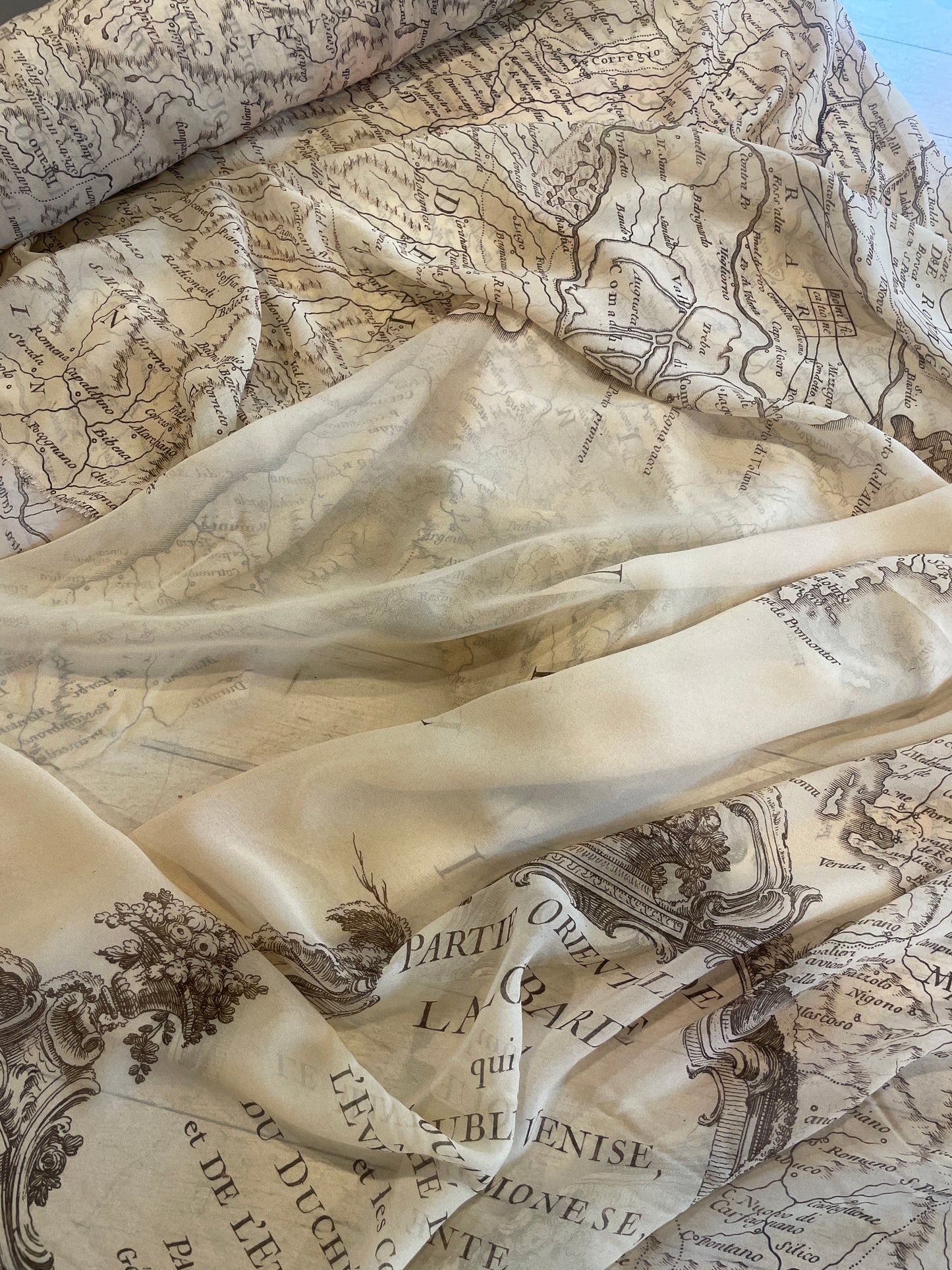 Golfe de Venise silk chiffon