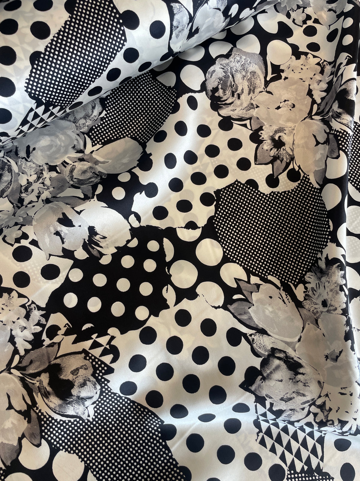 Gai Mattiolo pop art silk satin