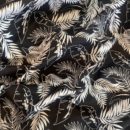 Midnight shadows cotton lawn