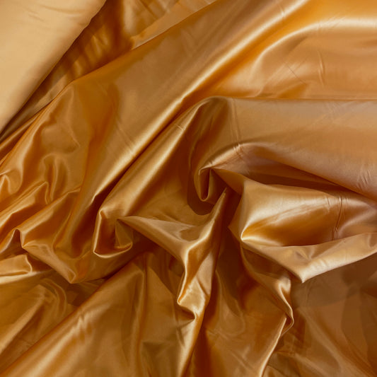 Marigold silk duchess satin