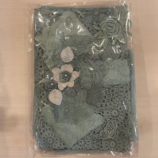 Duck egg vintage linen pack #5