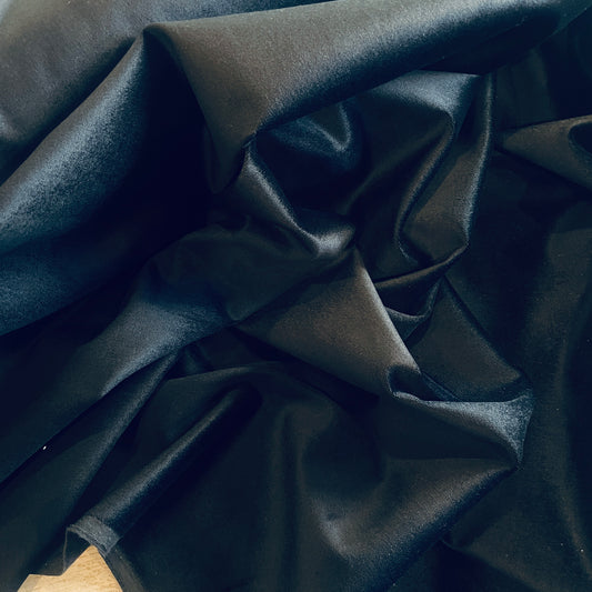 Midnight stretch woven velvet