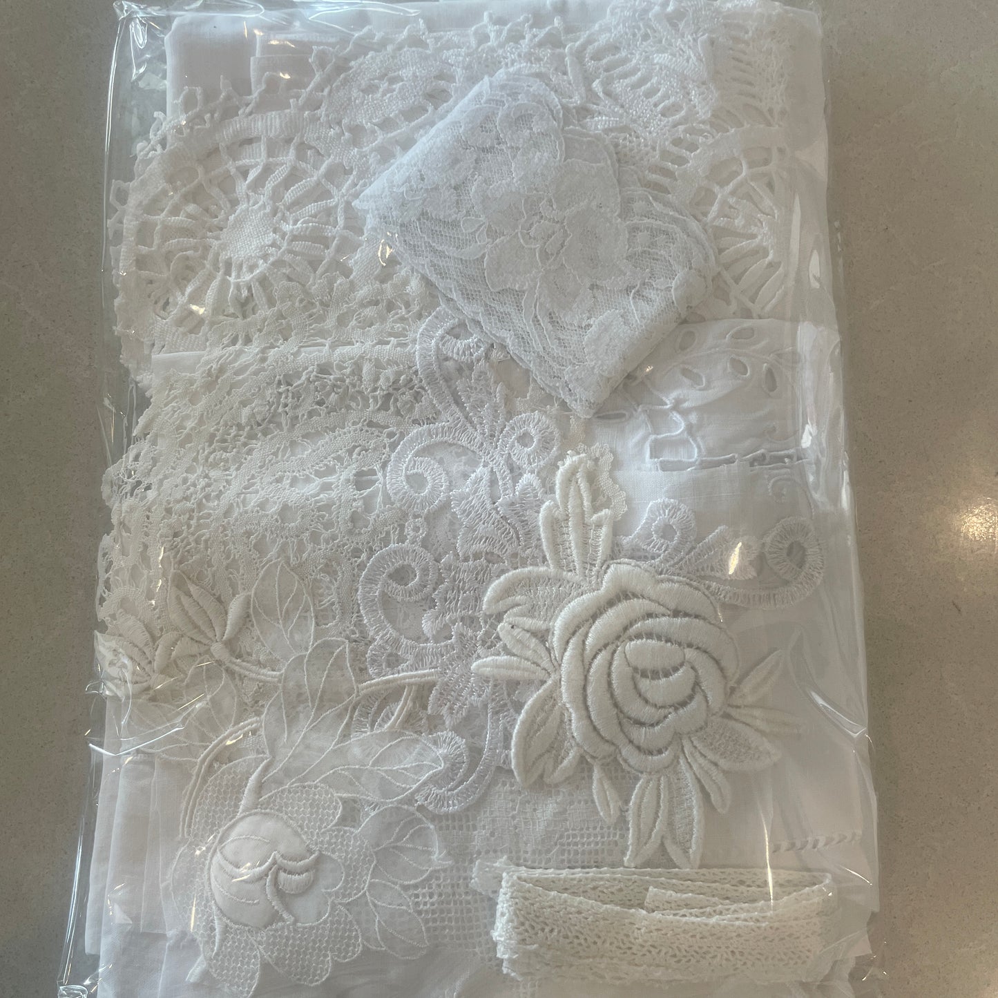 White vintage linen pack #4