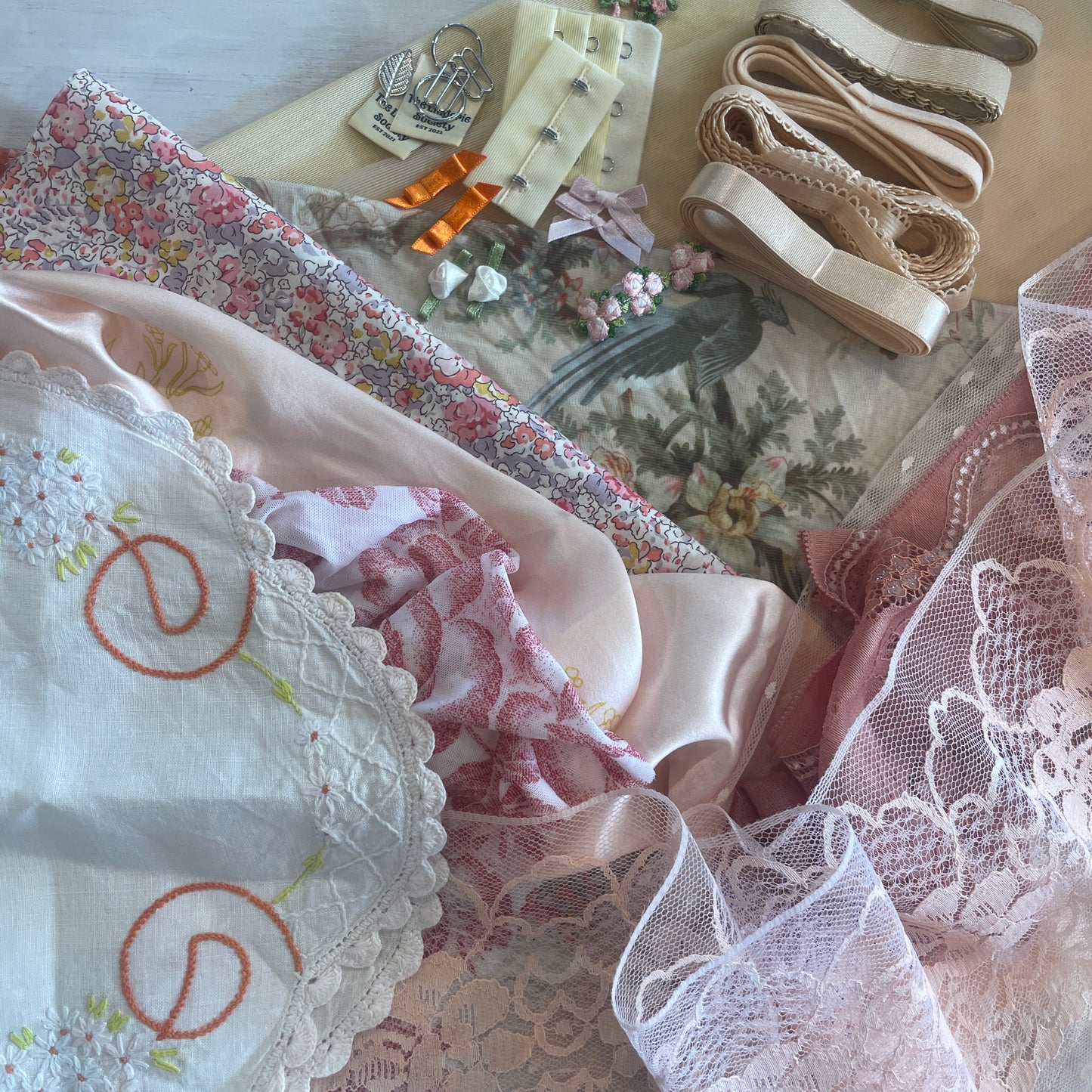 Rosetta’s garden  Artisan bra and knickers kit