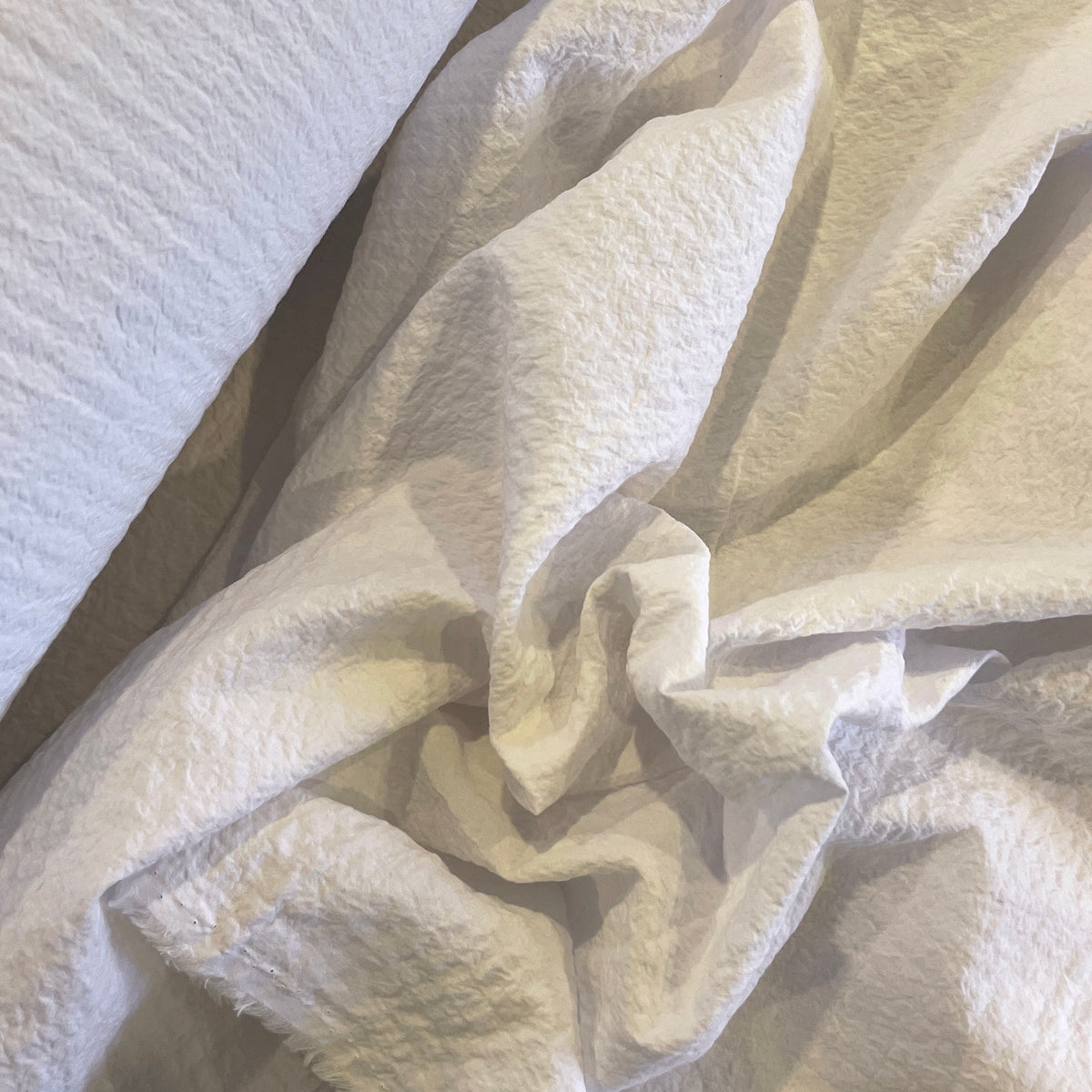 Tully white crinkle cotton