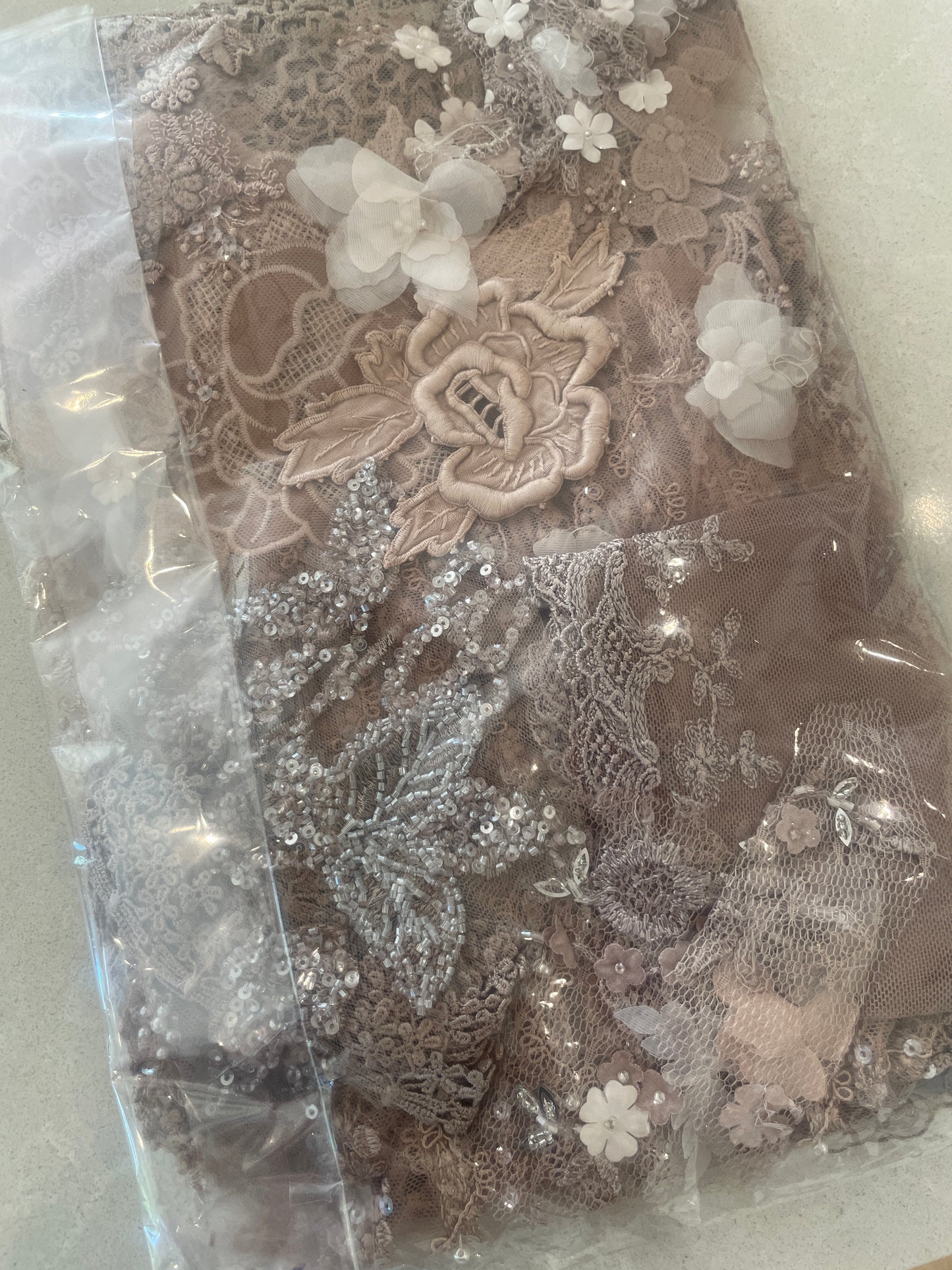 Mocha vintage linen pack #11