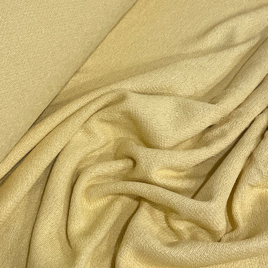 Sunshine yellow Raffia Cotton Knit