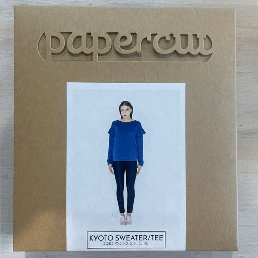 paper cut patterns Kyoto sweater
