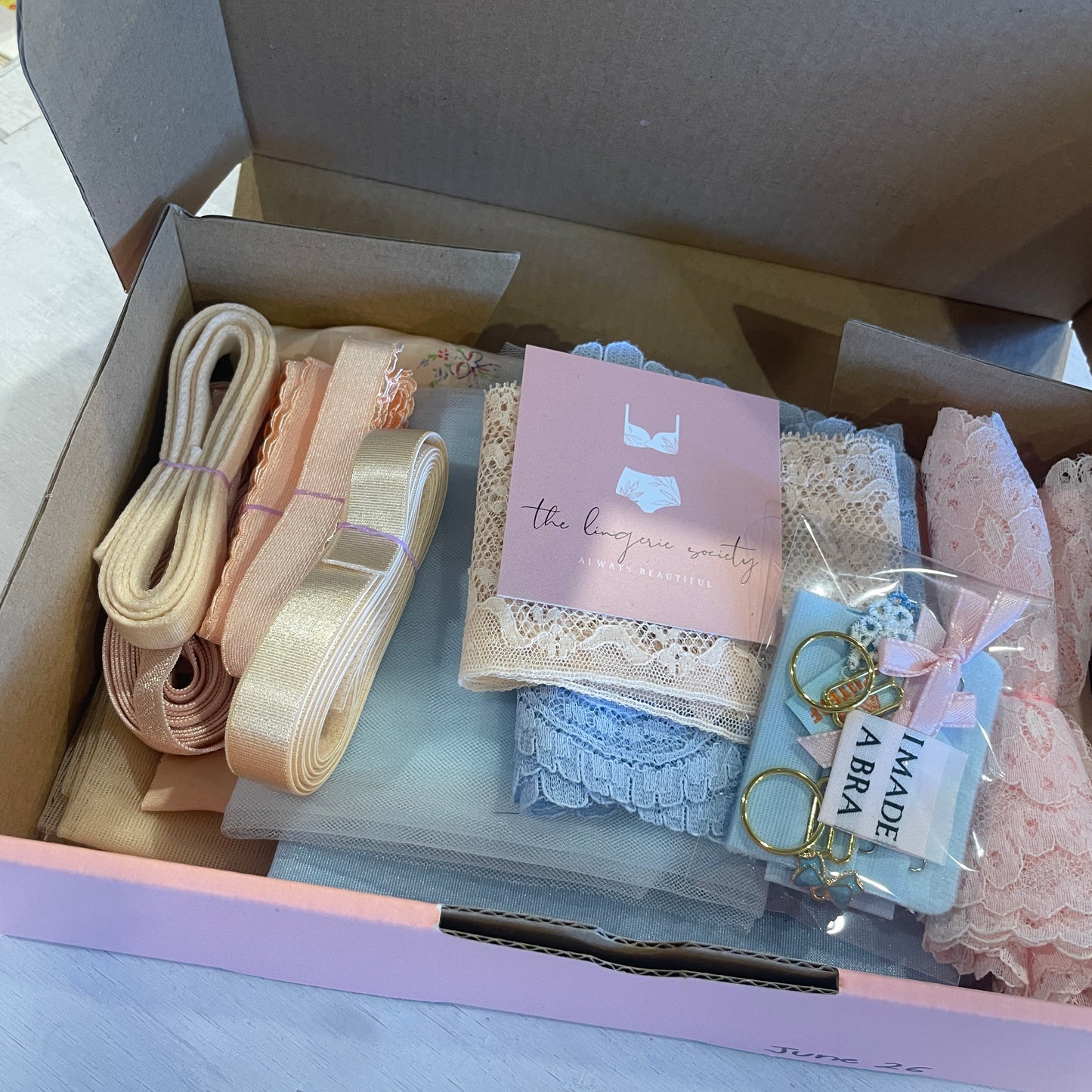 The lingerie society JUNE 26 subscription box one off purchase