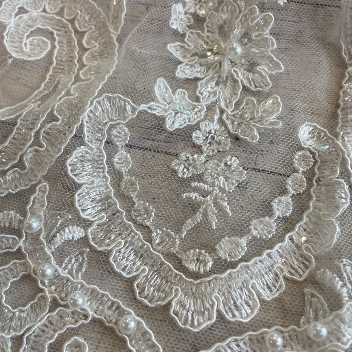 Imogen corded beaded lace