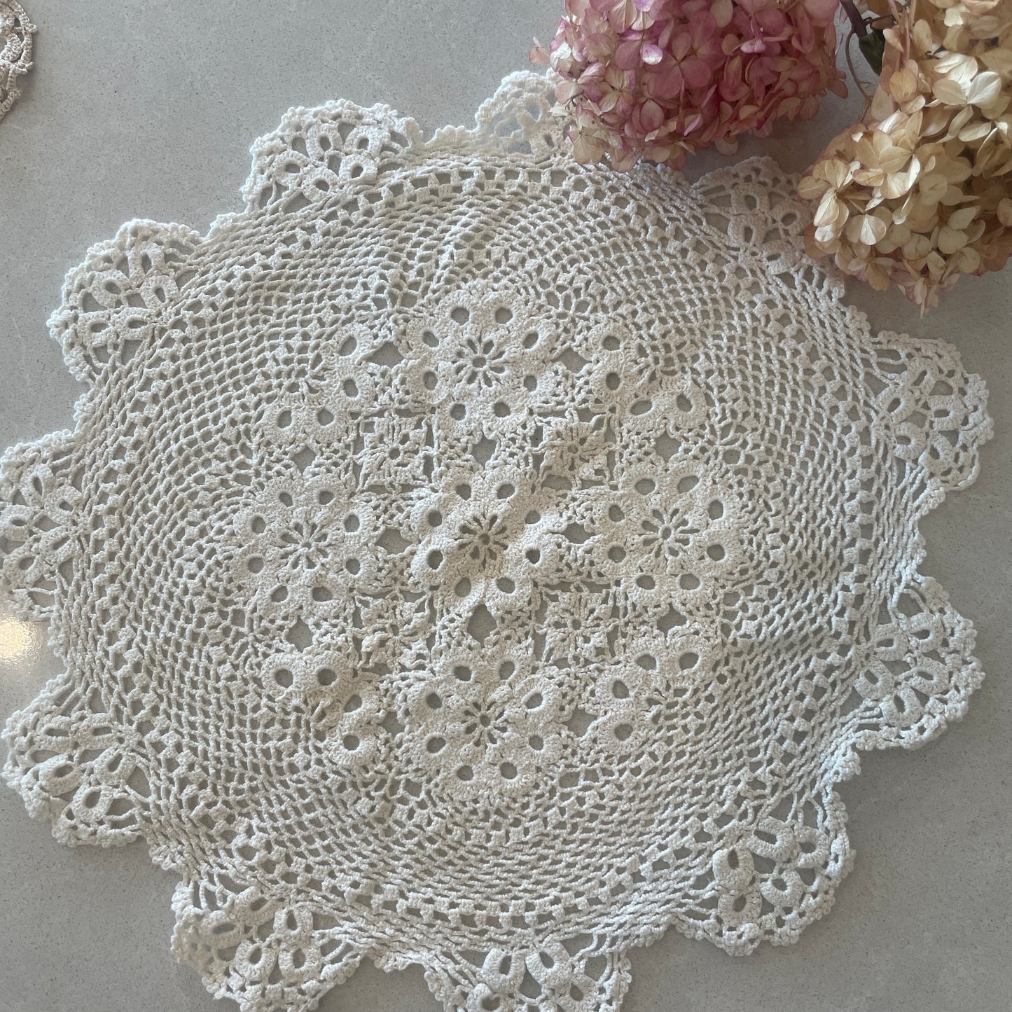vintage crochet doily