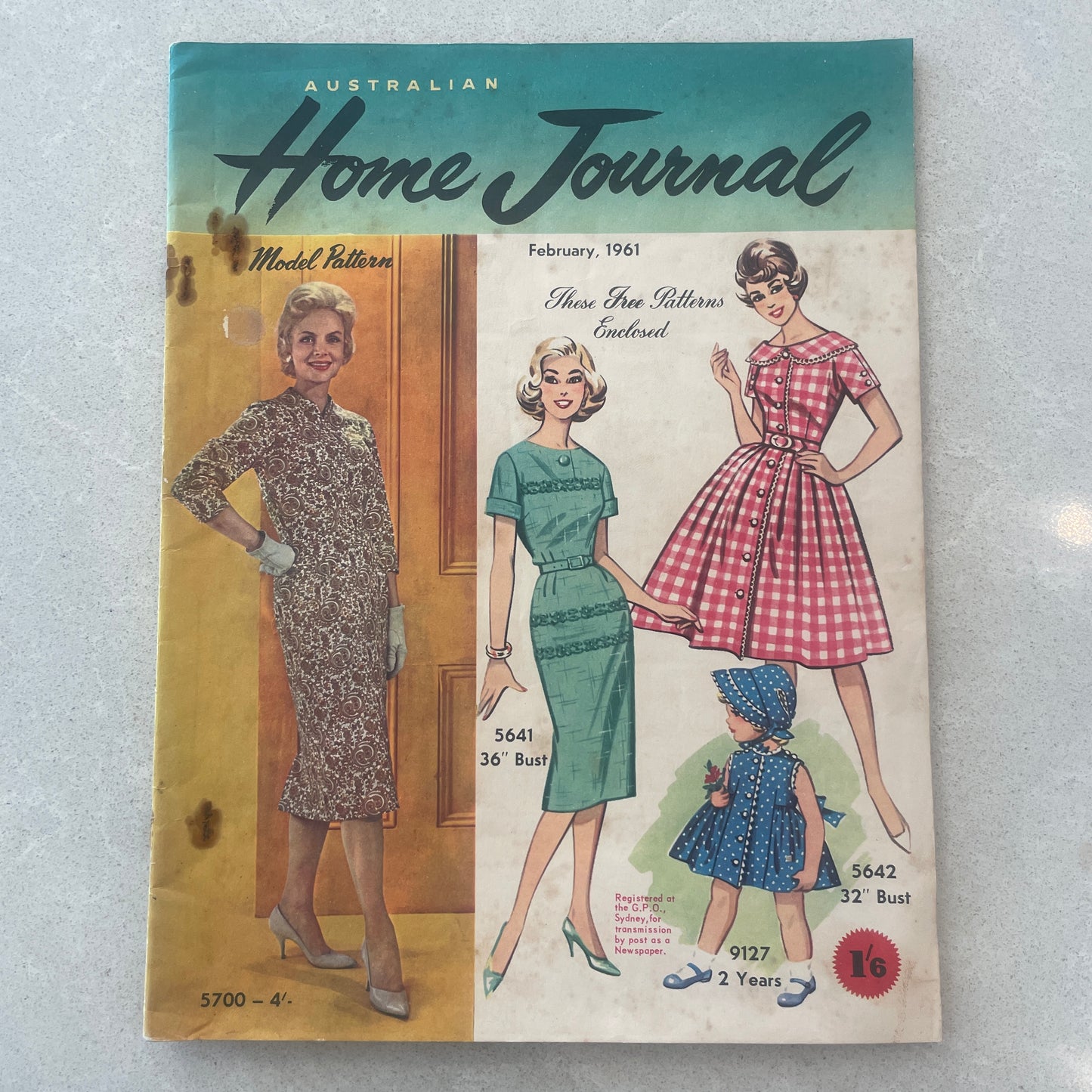 Vintage home journal 1961