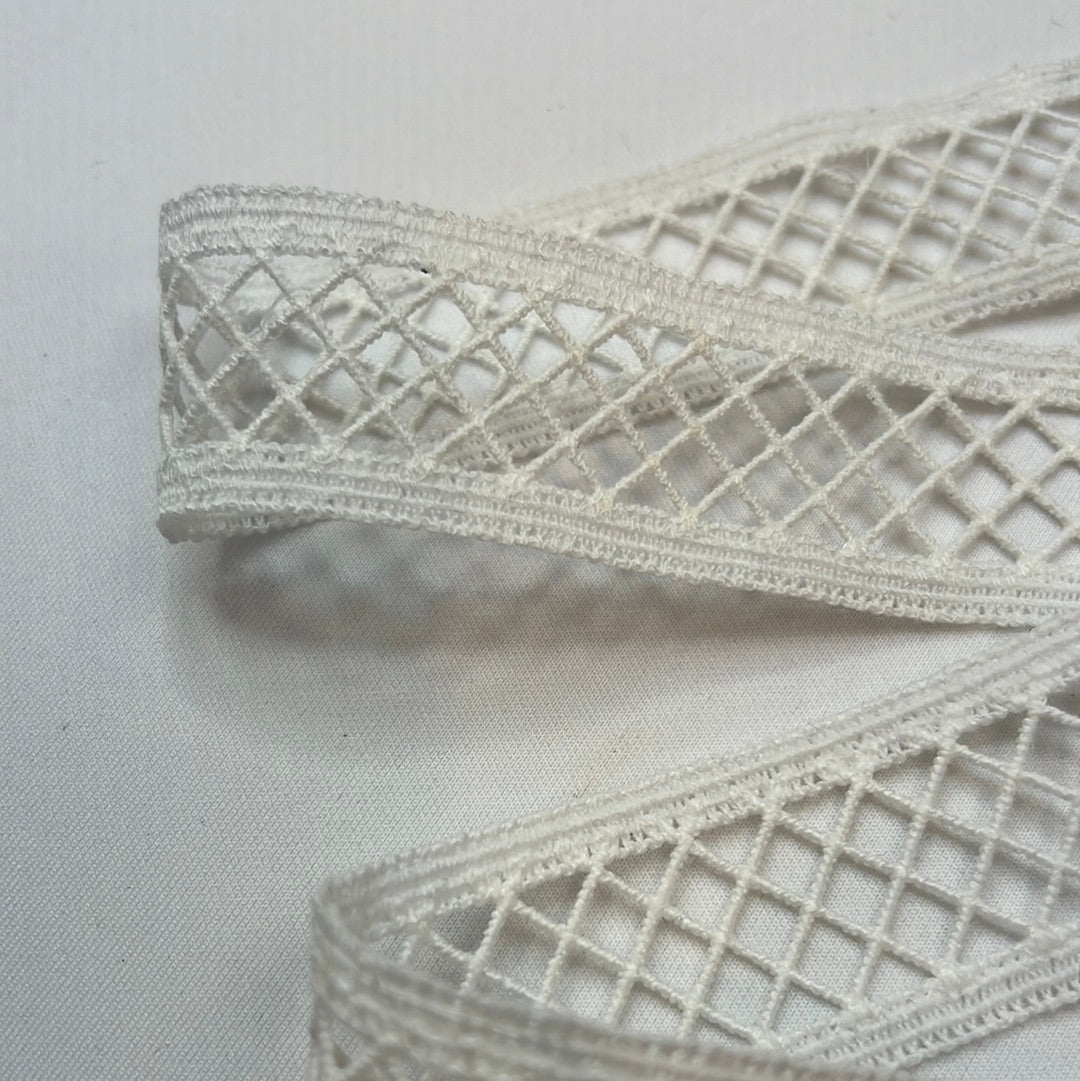 Lattice Insertion Lace Trim