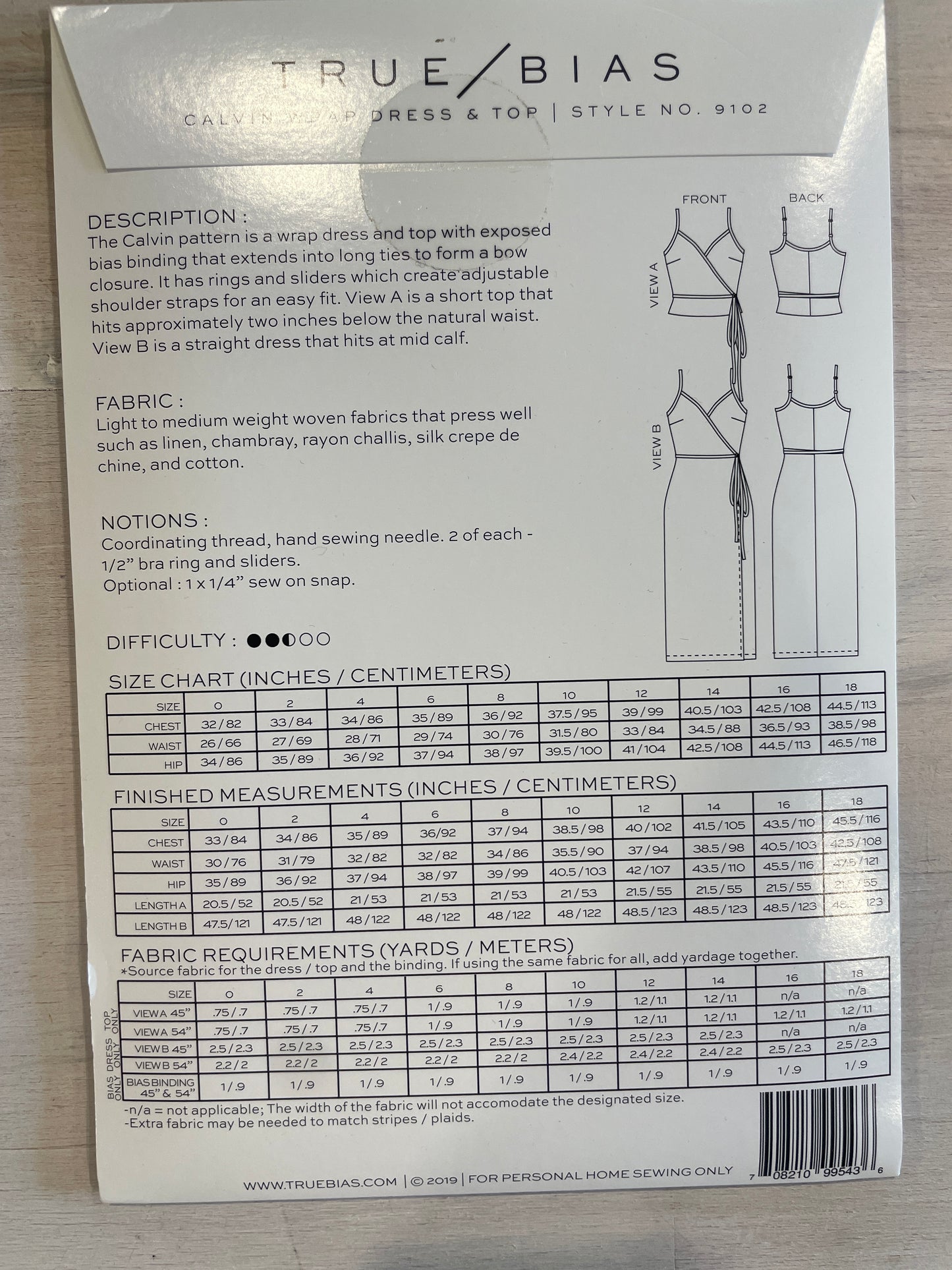 true bias calvin wrap dress