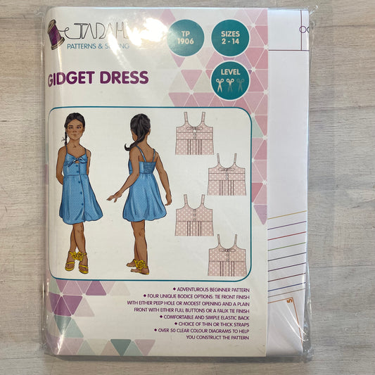 Tadah Patterns Gidget dress size 2-14