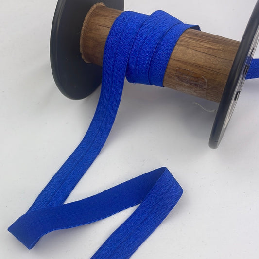 Royal 15mm shiny foldover elastic