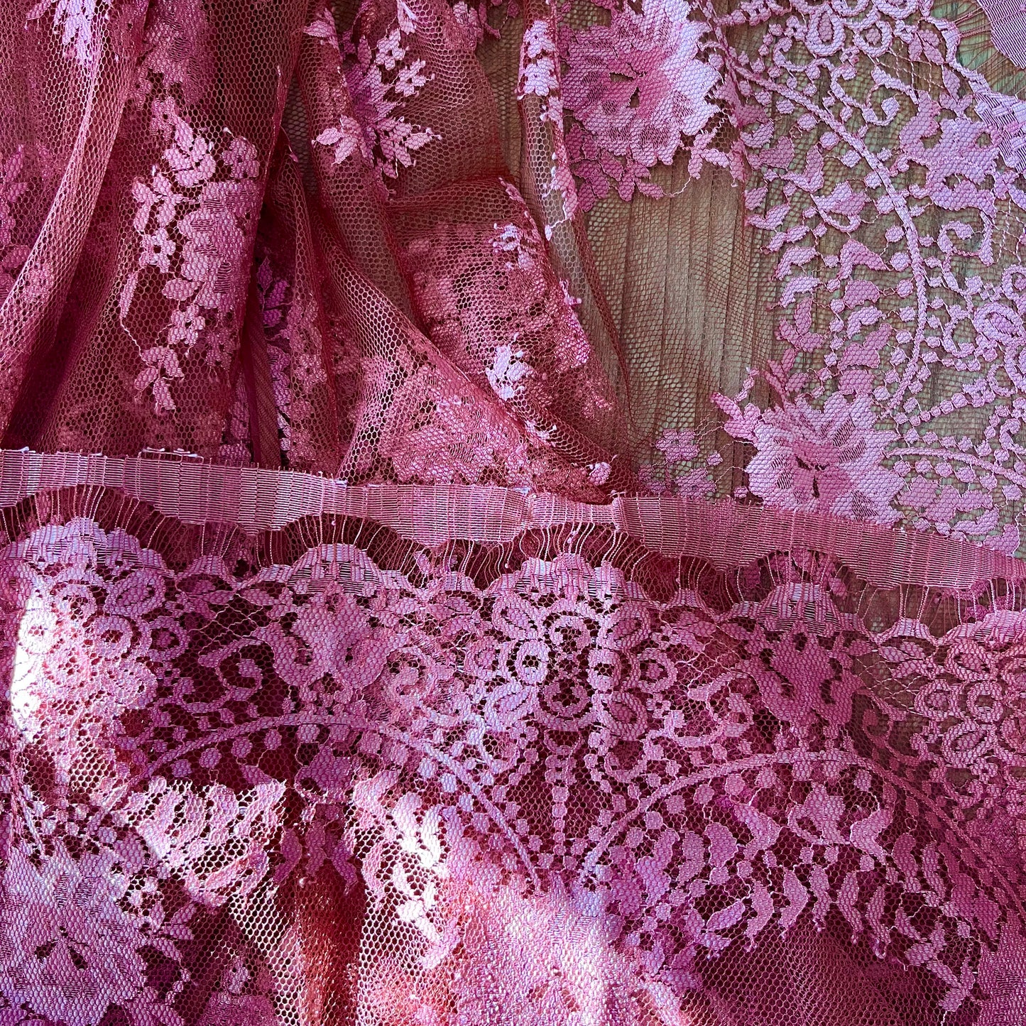 2.4m Sienna French lace Nylon cotton