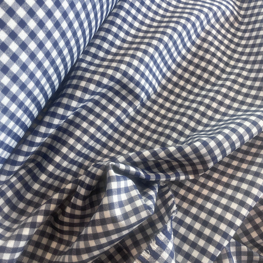 Penny navy gingham Bengaline