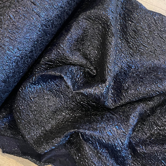 Midnight textured brocade