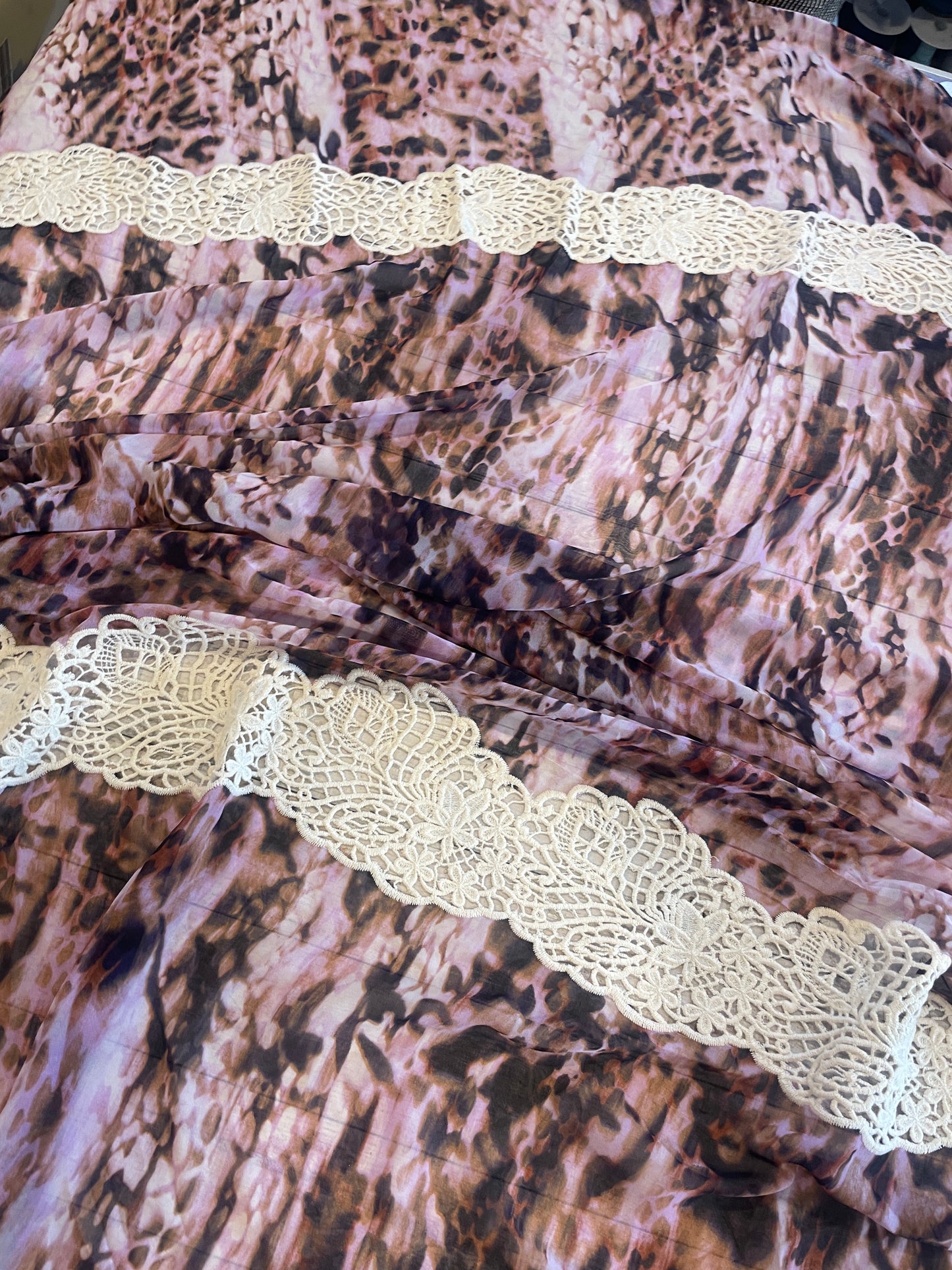 Gypsy lace insert georgette