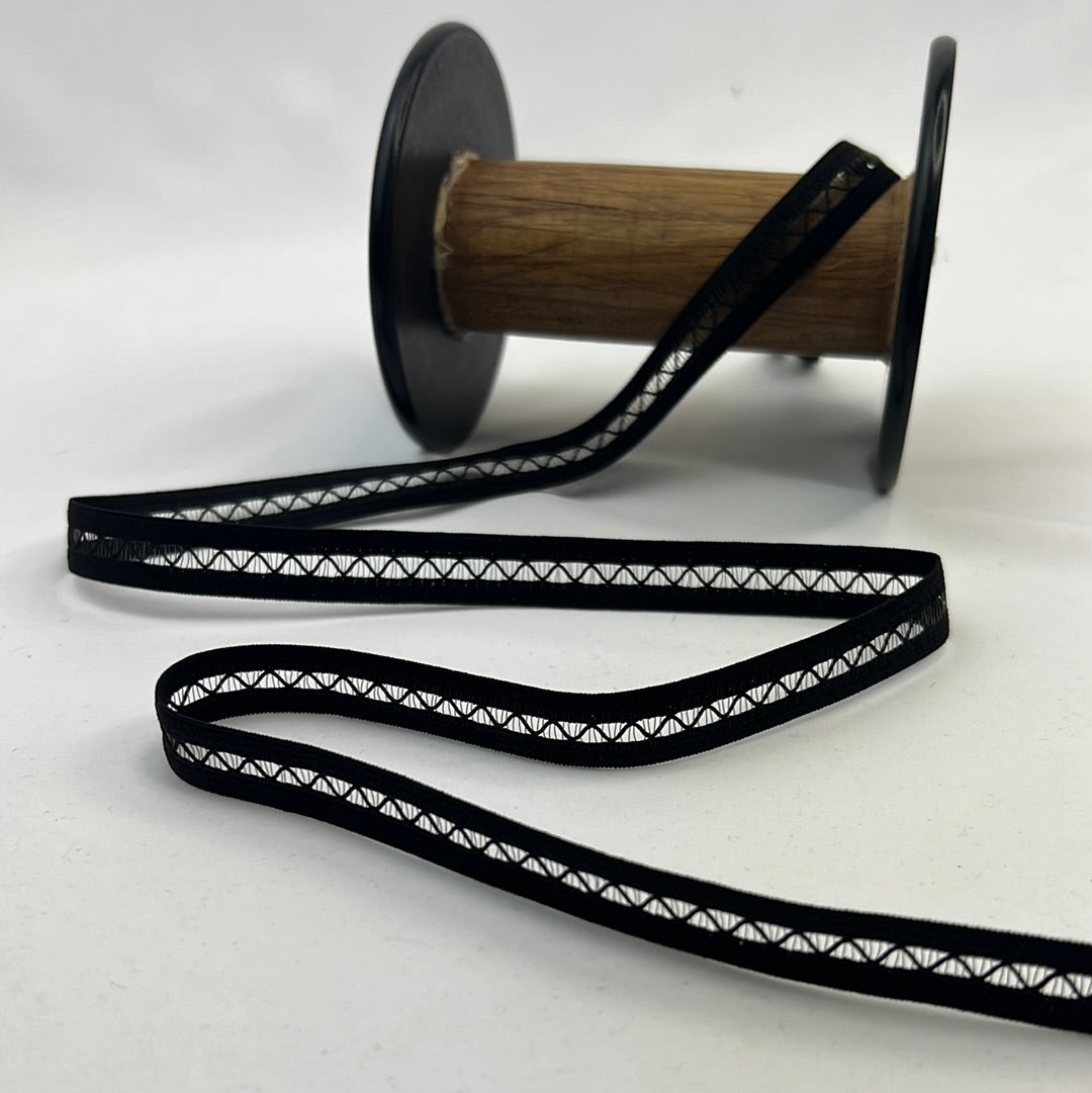 14mm black zigzag  strapping