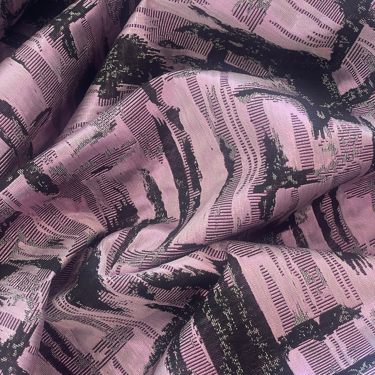 Amethyst blocks lurex brocade