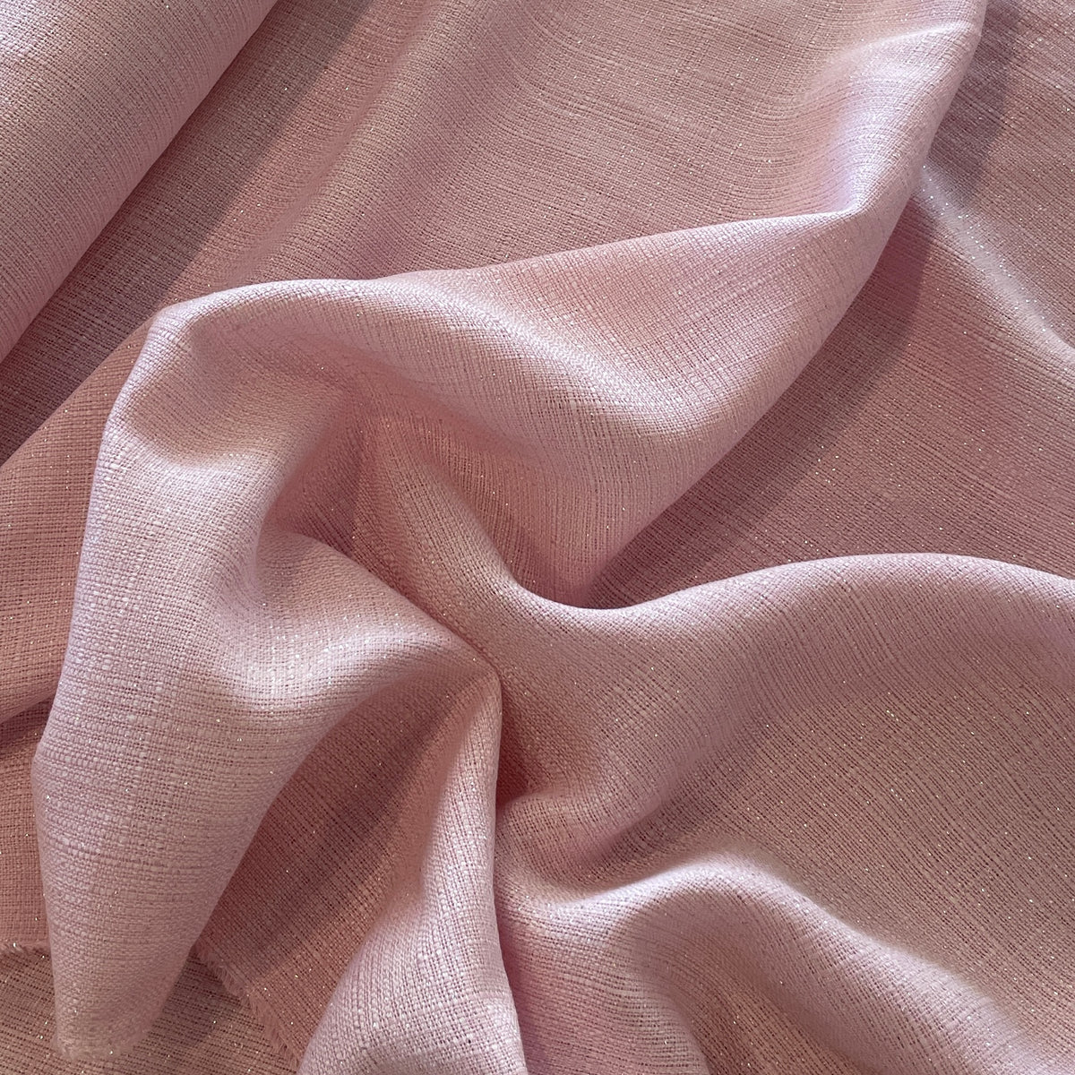 MOSCHINO baby pink sparkle suiting