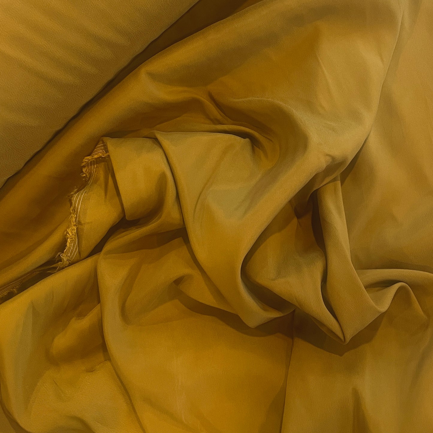 Olive sandwashed viscose