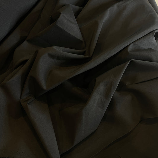 Tia black stretch taffeta