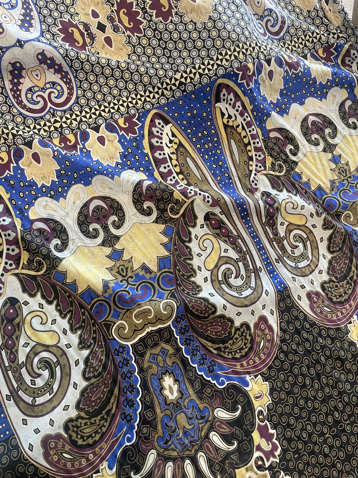 ETRO stretch silk crepe de chine panel