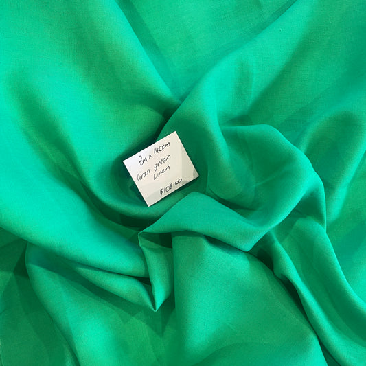 3m grass green linen