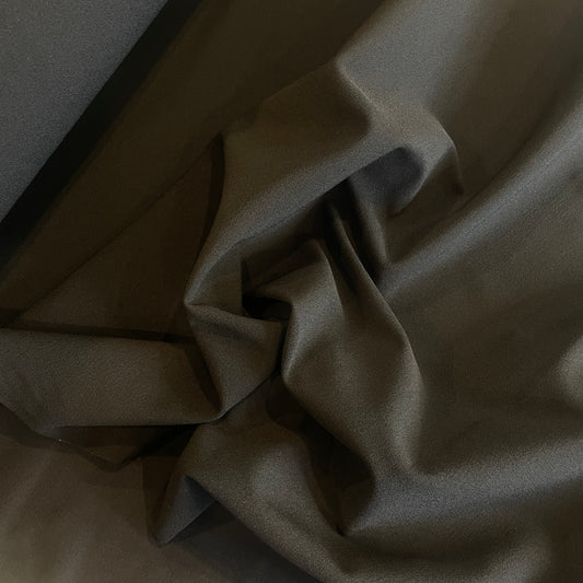 Metro black bonded crepe