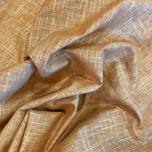 Aurora gold coated linen