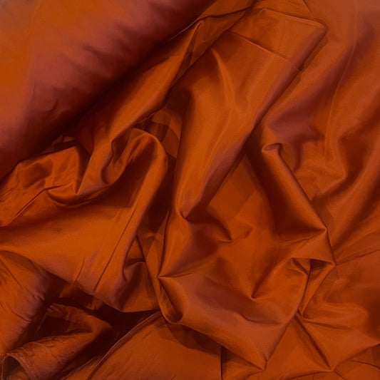 Copper stretch viscose satin