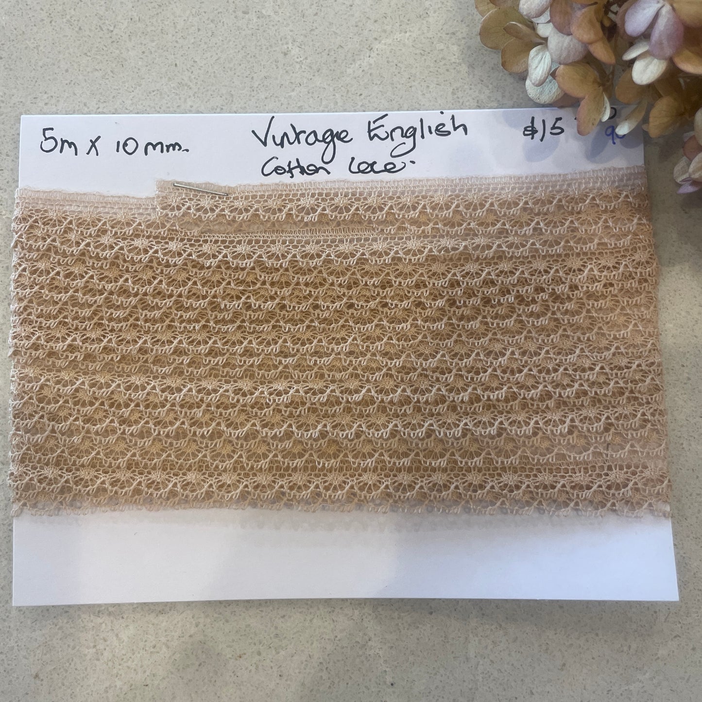 5m English vintage lace #90