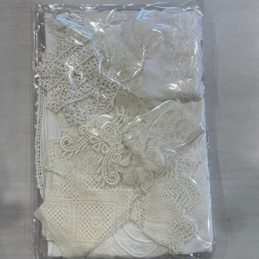 White vintage linen pack #5
