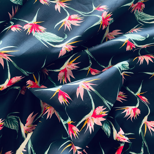 Bird of paradise cotton lawn