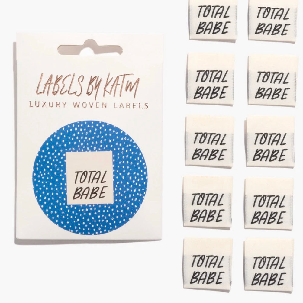 KATM Total Babe woven labels