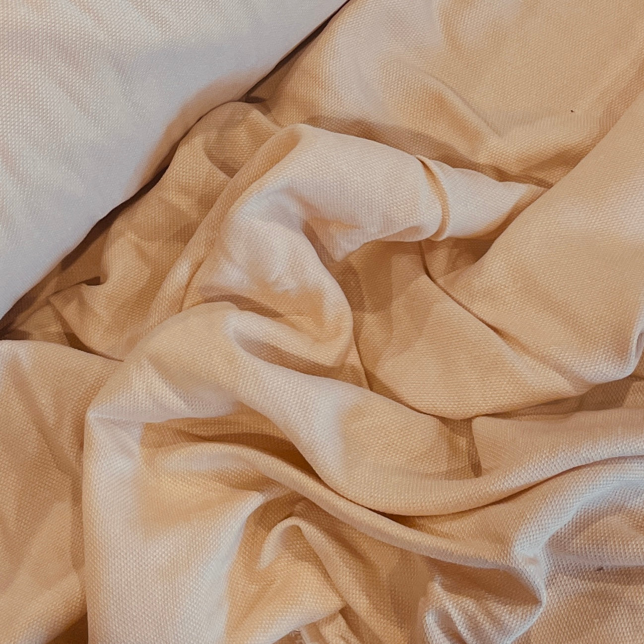 Caramel textured soft drape viscose
