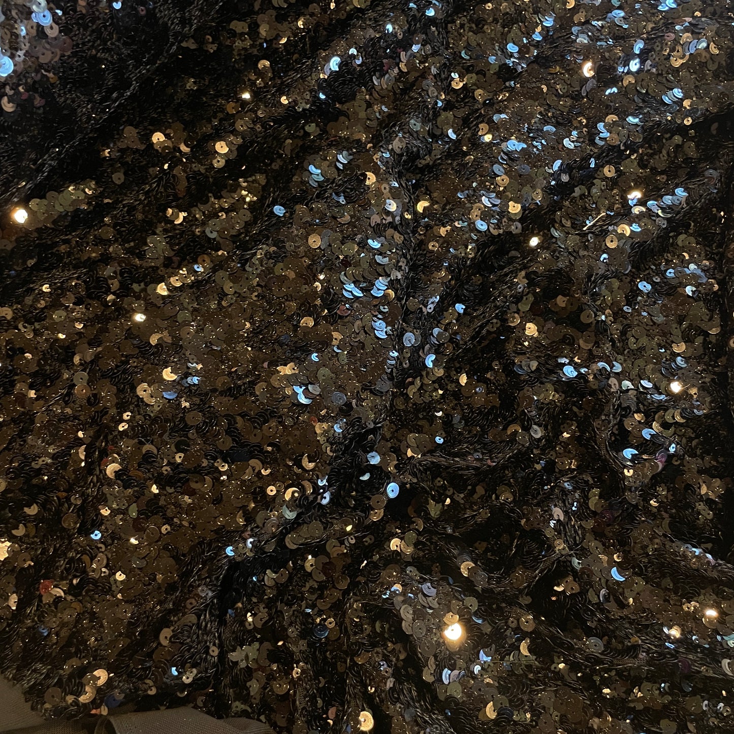 Vampire black sequin mesh