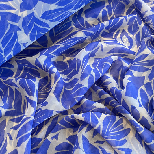 Royal leaves  georgette