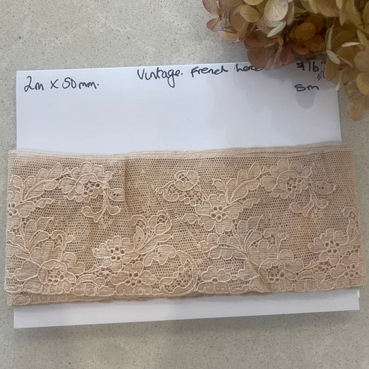 2m vintage French lace #22