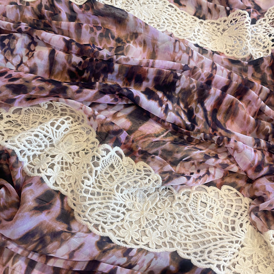 Gypsy lace insert georgette